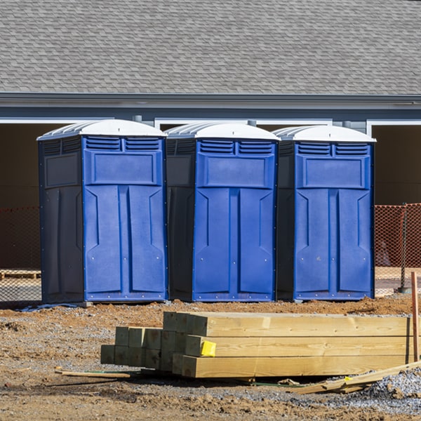 how often are the portable toilets cleaned and serviced during a rental period in Warfordsburg Pennsylvania